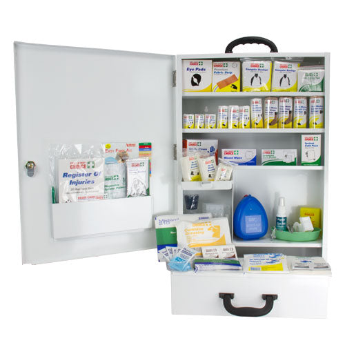 National Workplace First Aid Kit Metal Wall Mountable X-Large