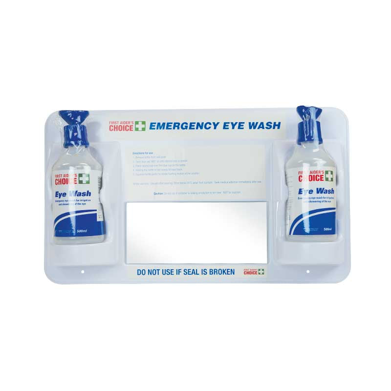 Eye Wash Wall Plate 500ml