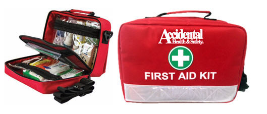 Code of Practice First Aid Kit Portable Red Soft Case