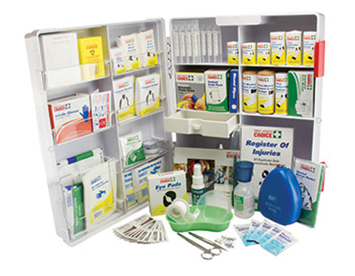 First Aid Kit Food Preparation ABS Plastic Wall Mount Large