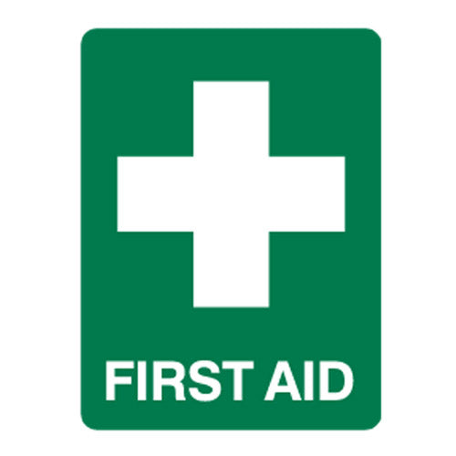 Sign First Aid 300x225mm Poly