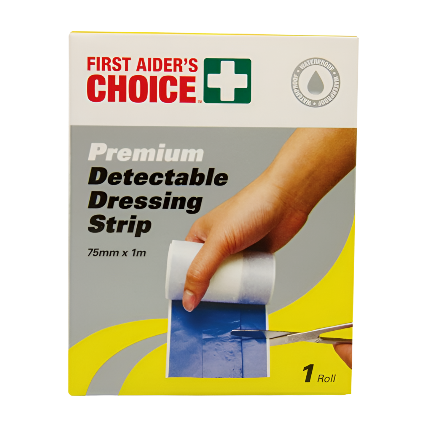 FAC Blue Detectable Dressing Strip 7.5cm x 1m