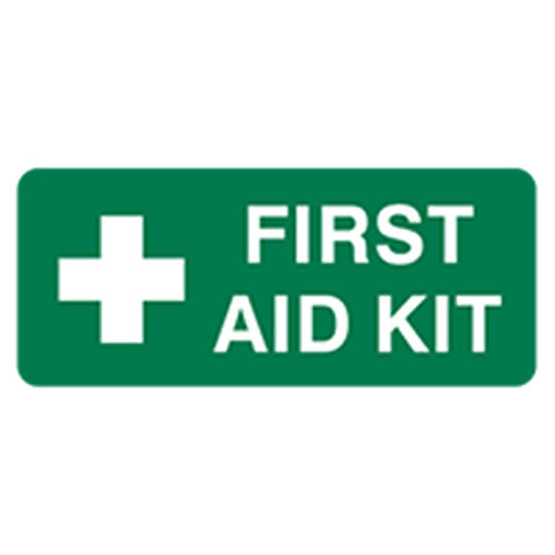 Sign First Aid Kit 300x125mm Poly