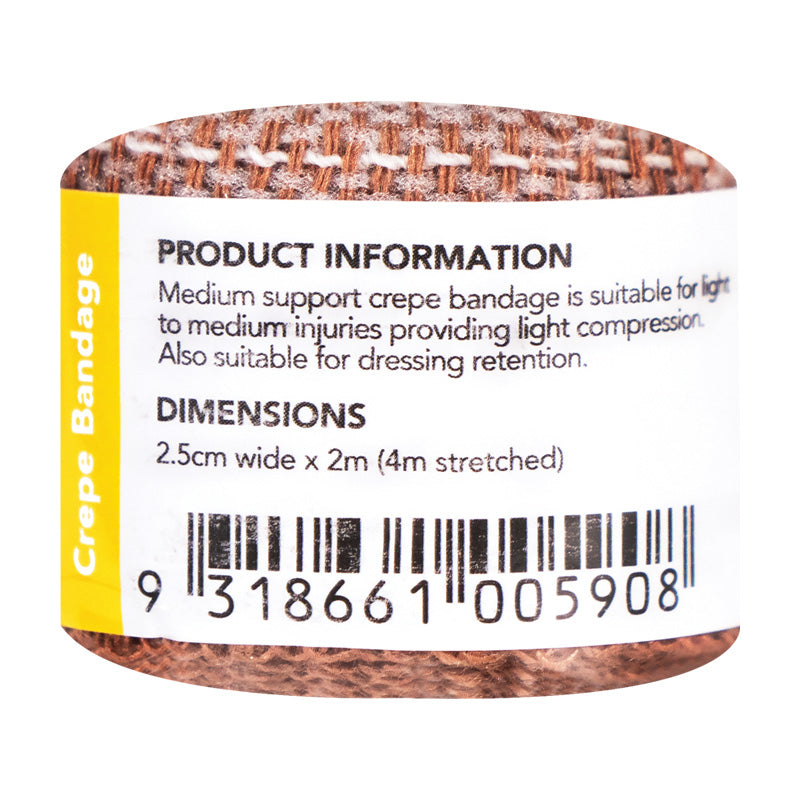 Medium Crepe Bandage 2.5cm