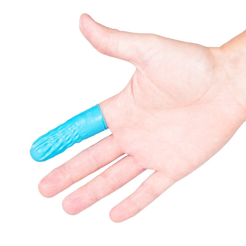 Nitrile Blue Finger Cots One Size Pk 100