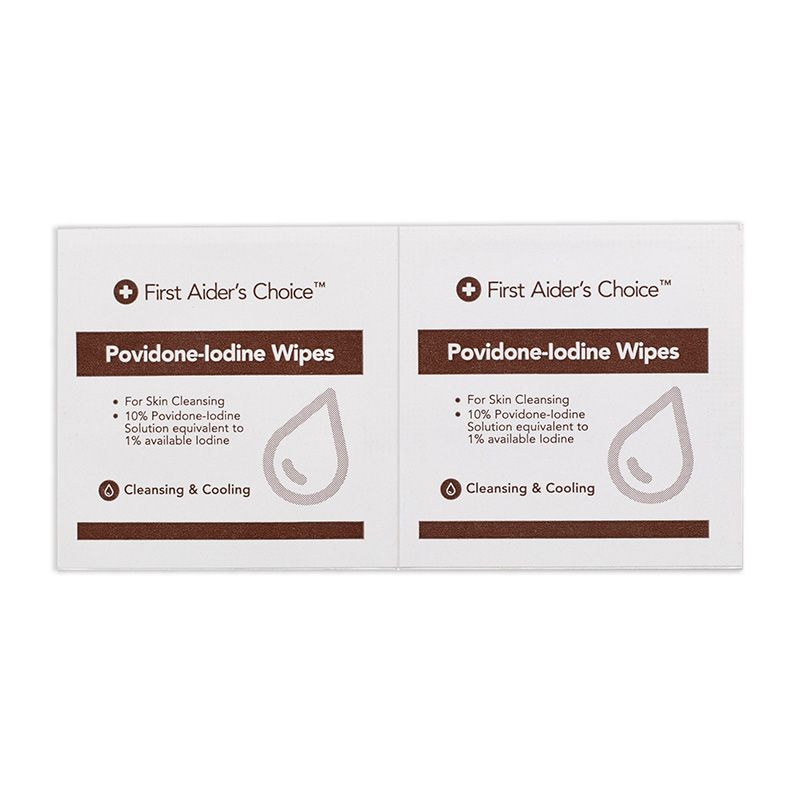 Povidone Iodine Wipes - Single Wipe