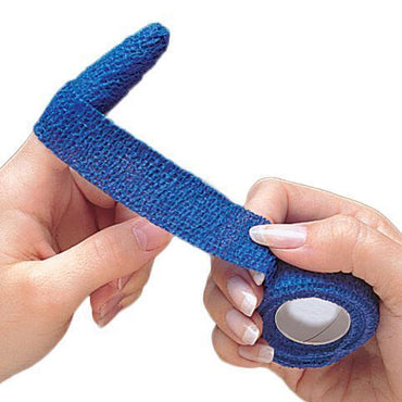 Coban Cohesive Bandage 2.5cm Blue