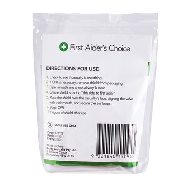 Disposable Resuscitation Shield