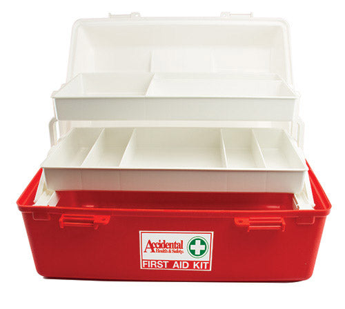 First Aid Box 2 Tray Large Red/White