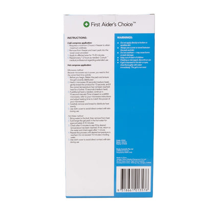 First Aider's Choice Reusable Hot and Cold Pack, Small