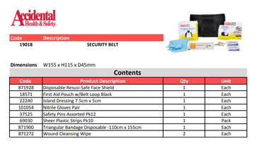 Security Belt Kit