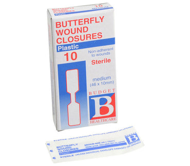 Butterfly Closures 10 x 45mm Pk 10