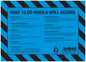 Accidental Eco-Friendly General Purpose Spill Kit Bin Label SIDE