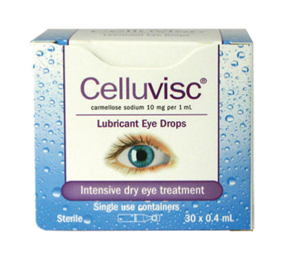 Celluvisc Eye Drops Pkt 30