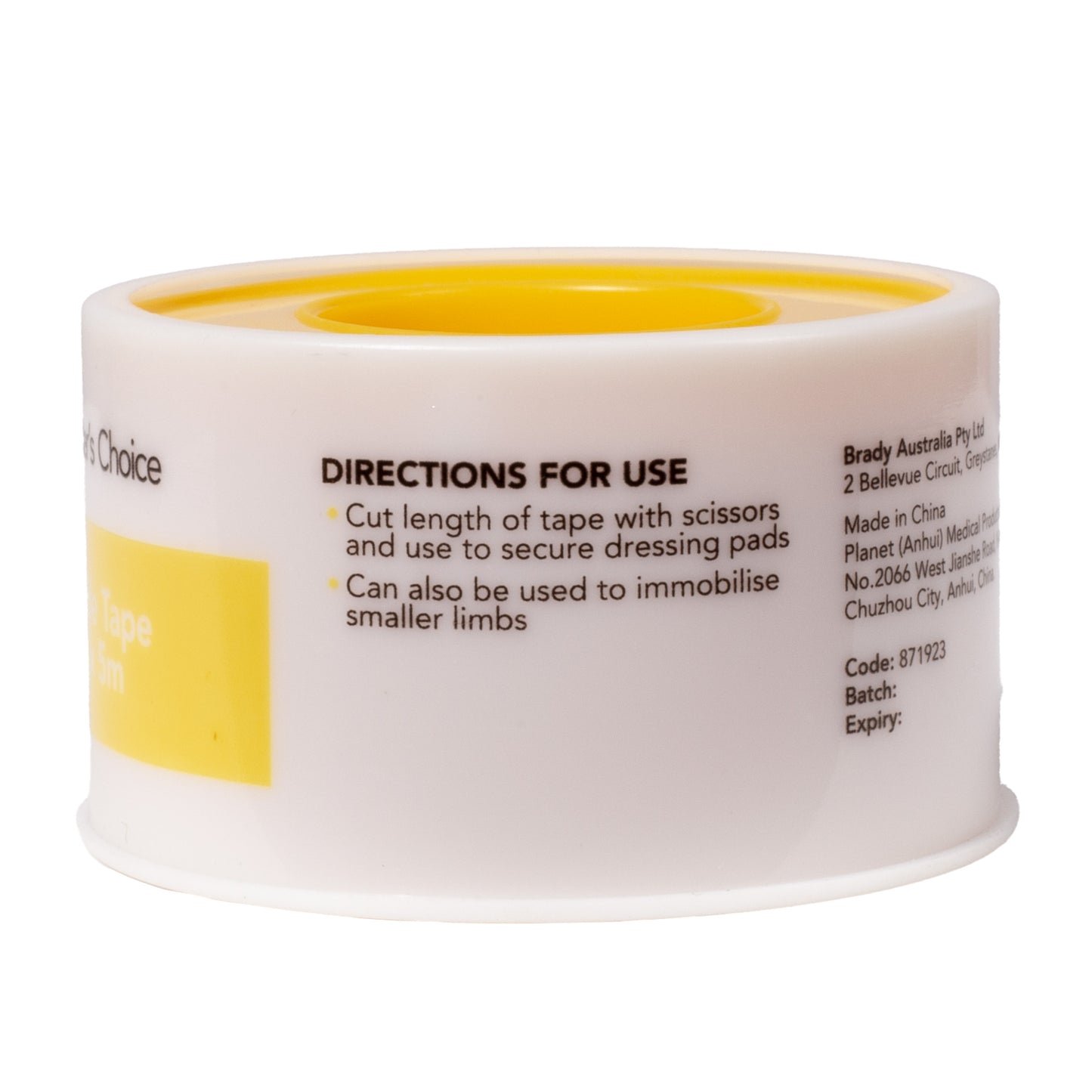 Aerofix Zinc Oxide Tape 2.5cm x 5M
