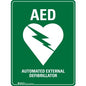 Sign AED Defibrillator 300x225mm Poly