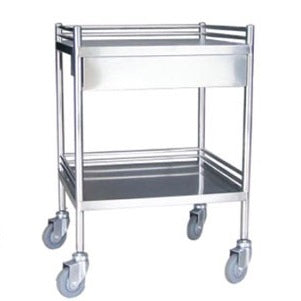 Dressing Trolley With Drawer Stainless Steel