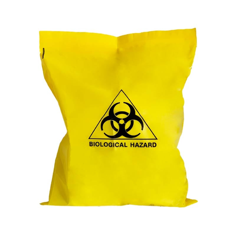 Biohazard Bag W250mm x H300mm Yellow