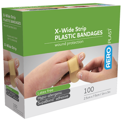 Aero Plastic Strips Box 100 X-Wide