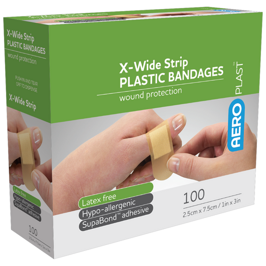 Aero Plastic Strips Box 100 X-Wide