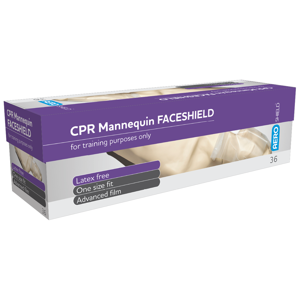 AEROSHIELD CPR Manikin Face Shield Roll/36
