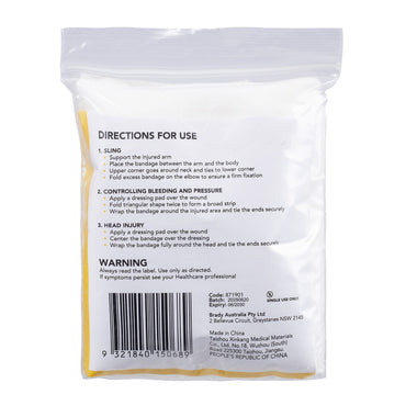 FAC Triangular Disposable Bandage 110 x 110 x 155cm