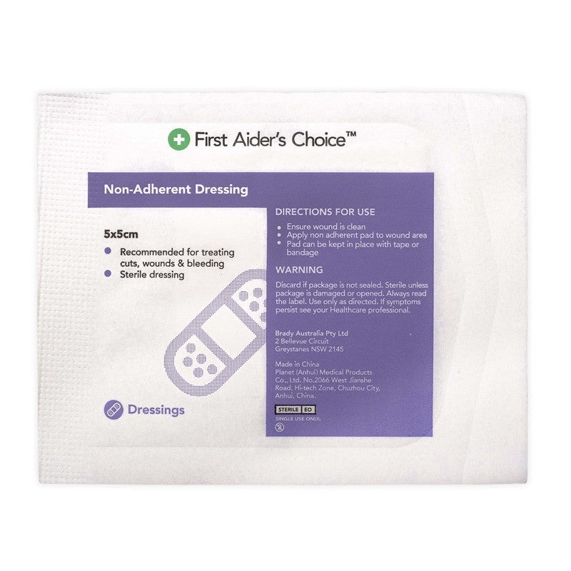 FAC Non-Adherent Dressing 5cm x 5cm  Box of 50