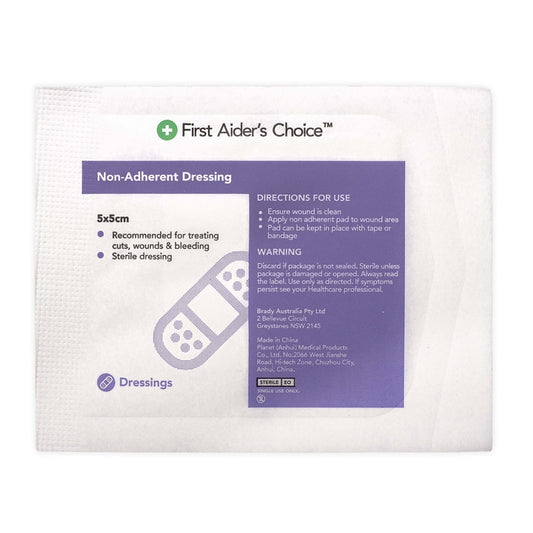 FAC Non-Adherent Dressing 5cm x 5cm  Single