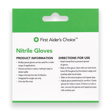 FAC Nitrile Gloves Pk5 Pairs