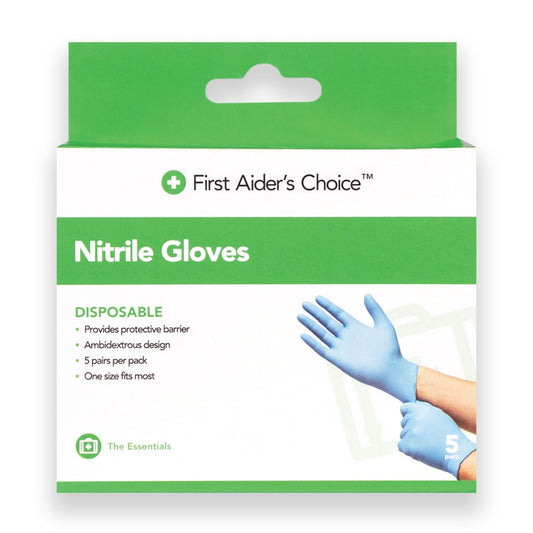 FAC Nitrile Gloves Pk5 Pairs