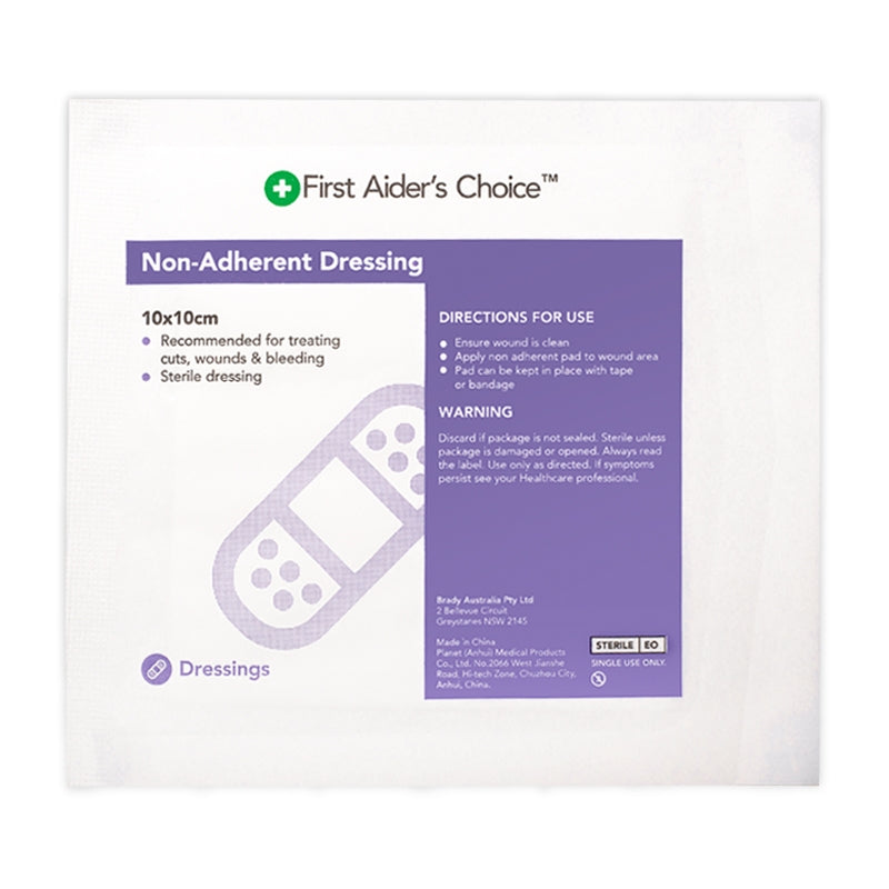 Non Adherent Dressing 10 x 10cm Single