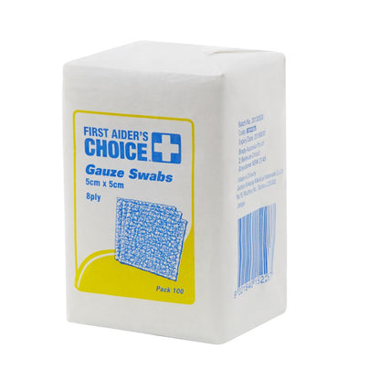 Gauze Swabs 5cm Pkt 100