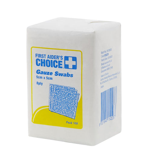 Gauze Swabs 5cm Pkt 100
