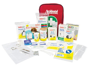 Deluxe Personal First Aid Kit Red