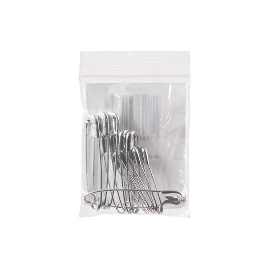 Safety Pins Pkt 12 Assorted