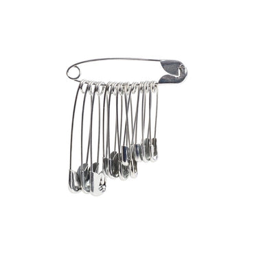 Safety Pins Pkt 12 Assorted