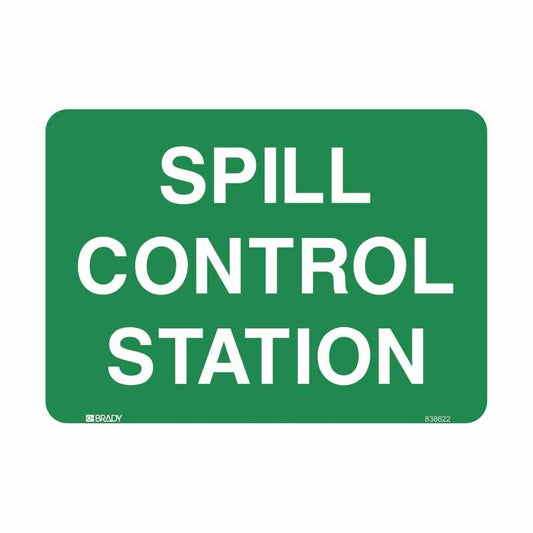 Emergency Information Sign - Spill Control Station