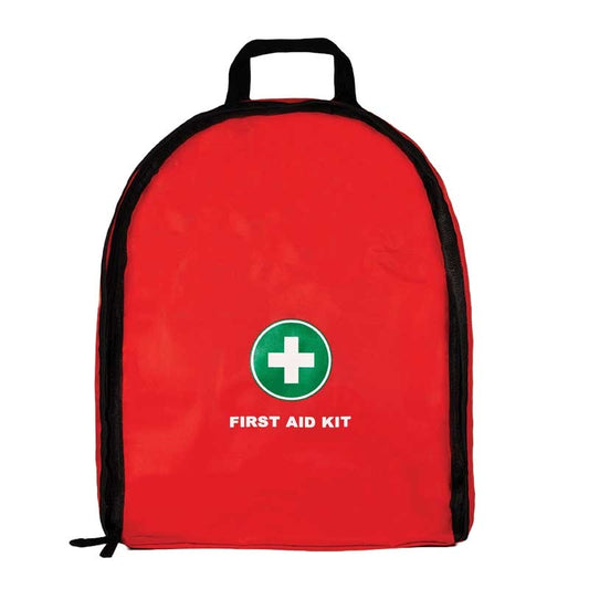 First Aid Backpack Red