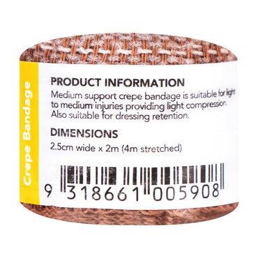 Medium Crepe Bandage 2.5cm