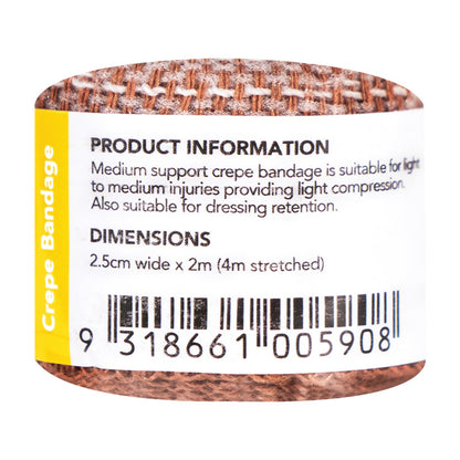 Medium Crepe Bandage 2.5cm