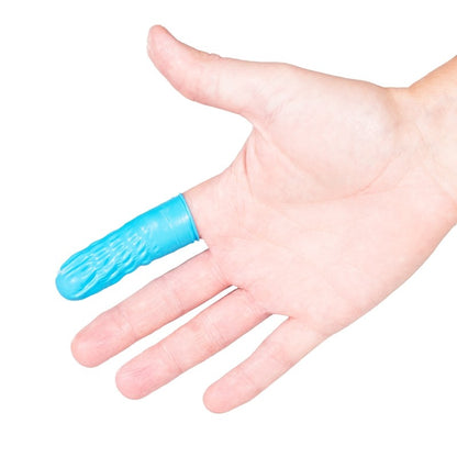 Nitrile Blue Finger Cots One Size Pk 100